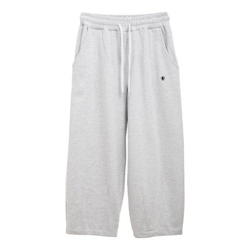 Anglan Wappen Sweat Balloon Pants White Melange Degli Uberti